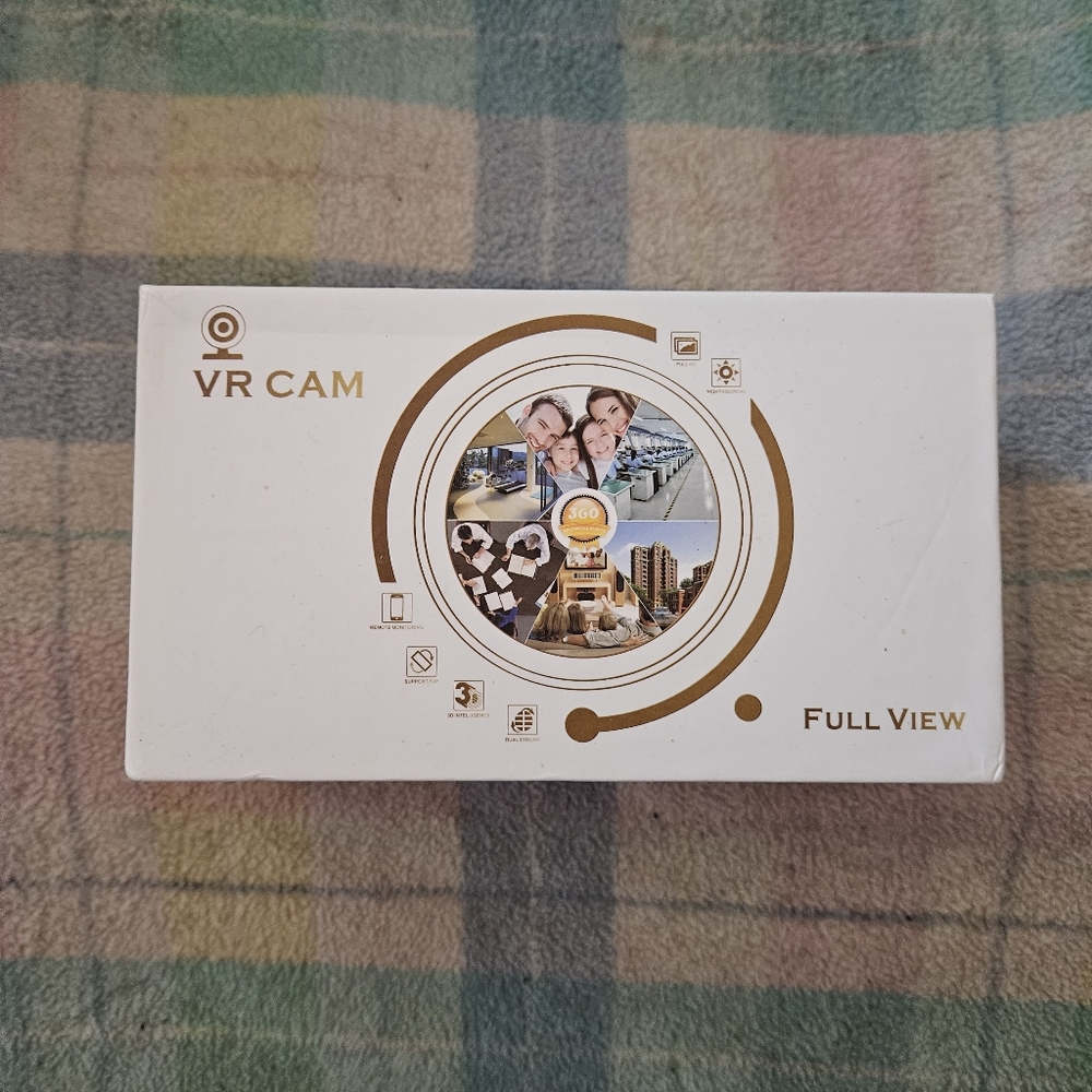 Panoramic 360 degree wifi enabled light bulb camera